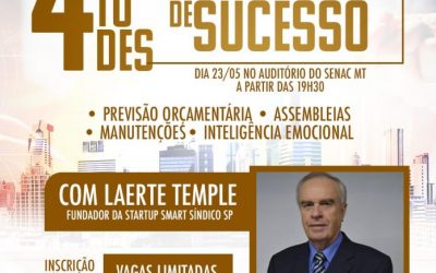 PALESTRA: 4 atitudes para uma gestão condominial de sucesso com Laerte Temple